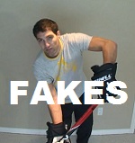 fakes in hockey