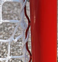 Ice hockey goalying: Cable ties: the new dangler tying method!