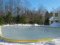 backyard hockey rink