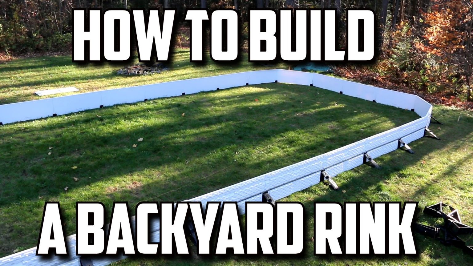 How To Build A Backyard Hockey Rink How To Hockey