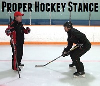 Proper Hockey Stance: The Importance of Knee Bend